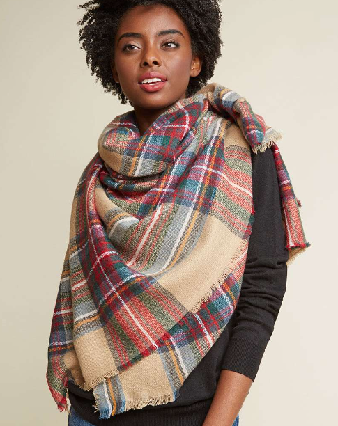 Organic Khaki Scarf